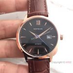 Swiss Quality Montblanc Meisterstuck 9015 Rose Gold 40mm Watch Replica